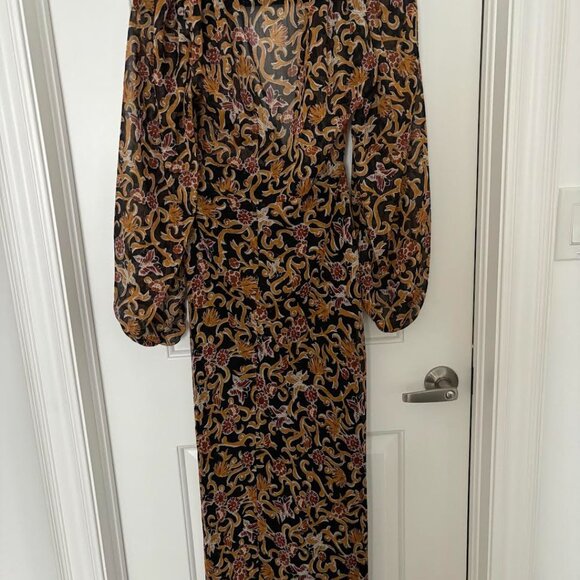 Zara Long Sleeved Maxi Dress - Picture 4 of 8